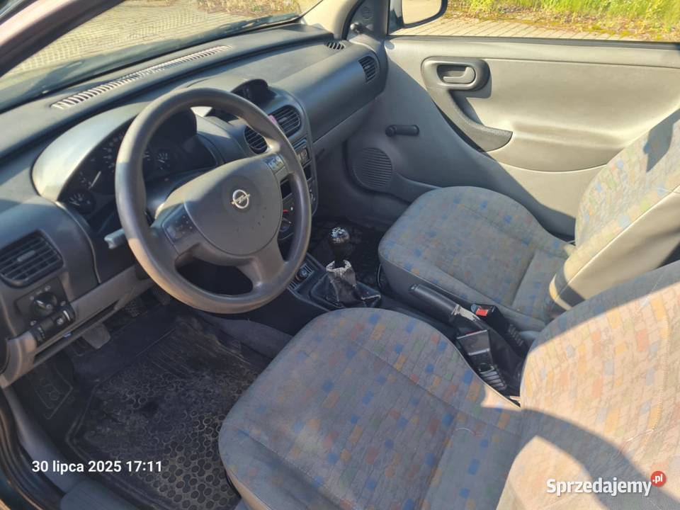 OPEL CORSA sprawna z opłatami 2001r nieuszkodzony podlaskie Grajewo