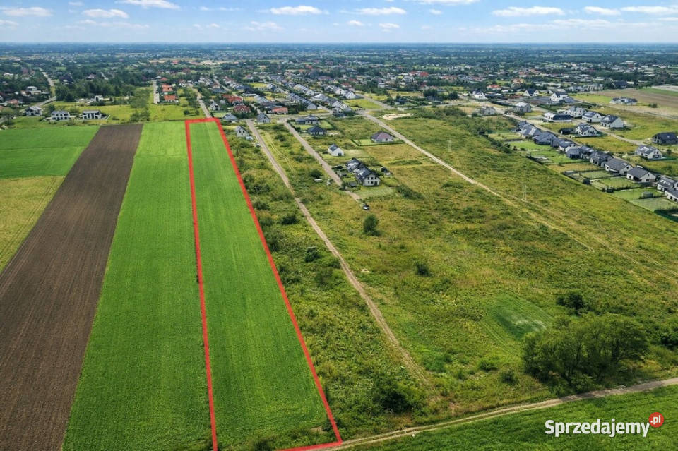 Teren inwestycyjny pod 16 bliźniaków Wołczkowo utwardzona