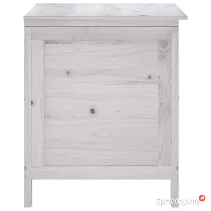 Skrzynia ogrodowa biała 50x49x565 lite drewno Warszawa sprzedam