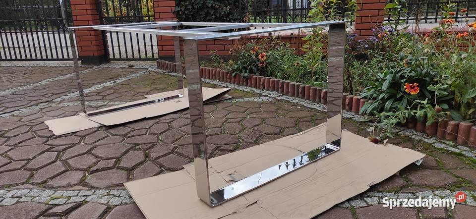 Stelaż stołu stal nierdzewna polerowana 180cm mazowieckie Żuromin sprzedam