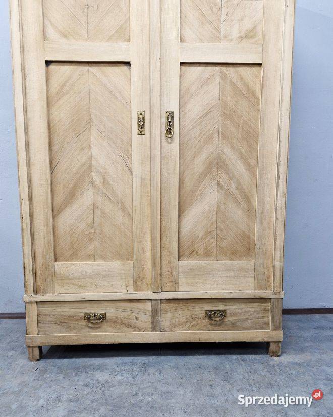 Dębowa szafa ludwikowska ponad 100letni antyk 1