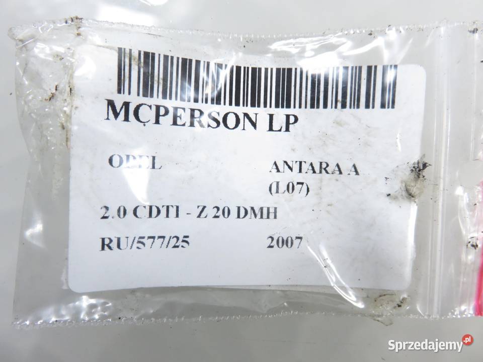 MCPERSON LEWY PRZEDNI OPEL ANTARA A 20 CDTI sprzedam