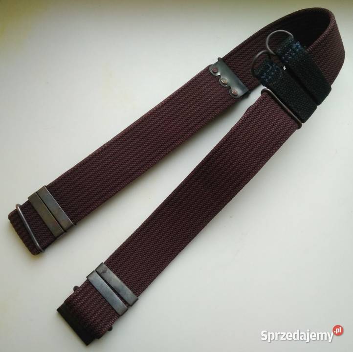 REGULOWANY PAS STRAŻACKI WOJSKOWY 1979 PRL Łódź sprzedam