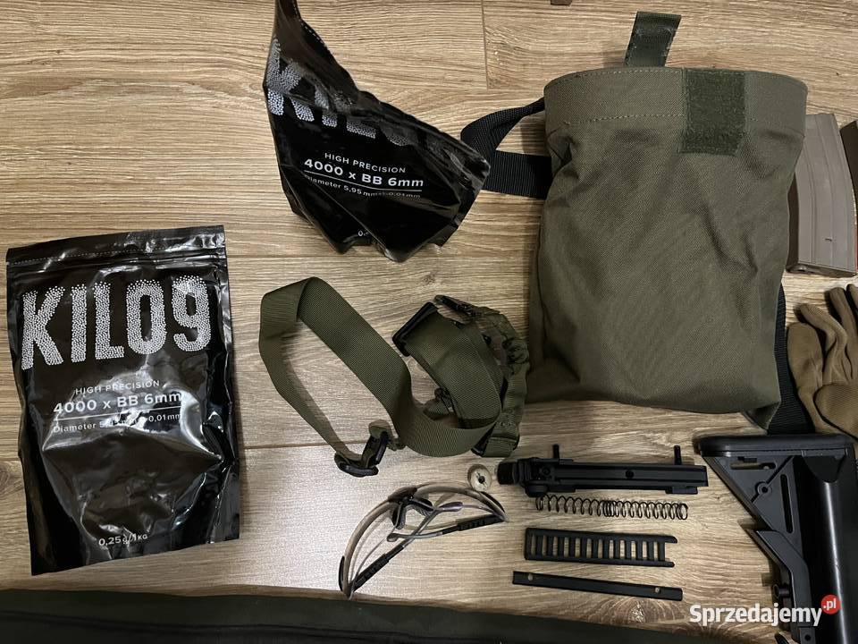 Zestaw ASG replika M4 z baterią futerałem Wrocław sprzedam