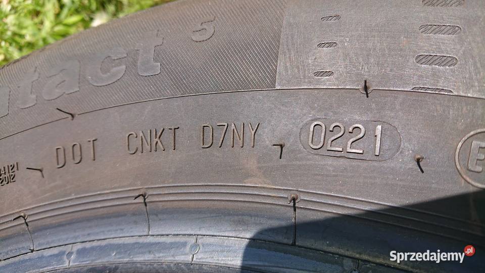 4 opony letnie Continental ContiEcoContact podlaskie Suwałki sprzedam