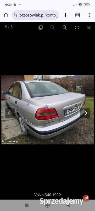 Volvo S40 4/5 Grabownica Starzeńska