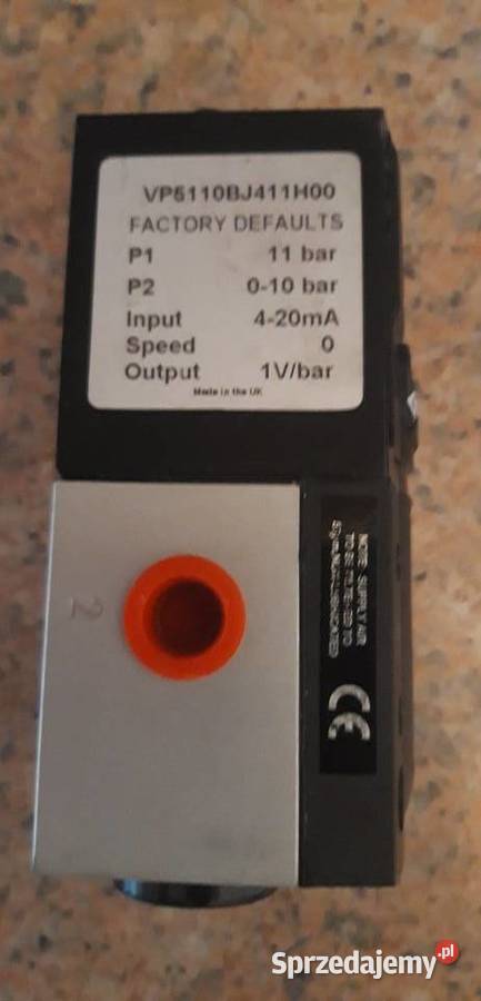 Proporcjonalny zawór ciśnieniowy Norgren Kraków sprzedam