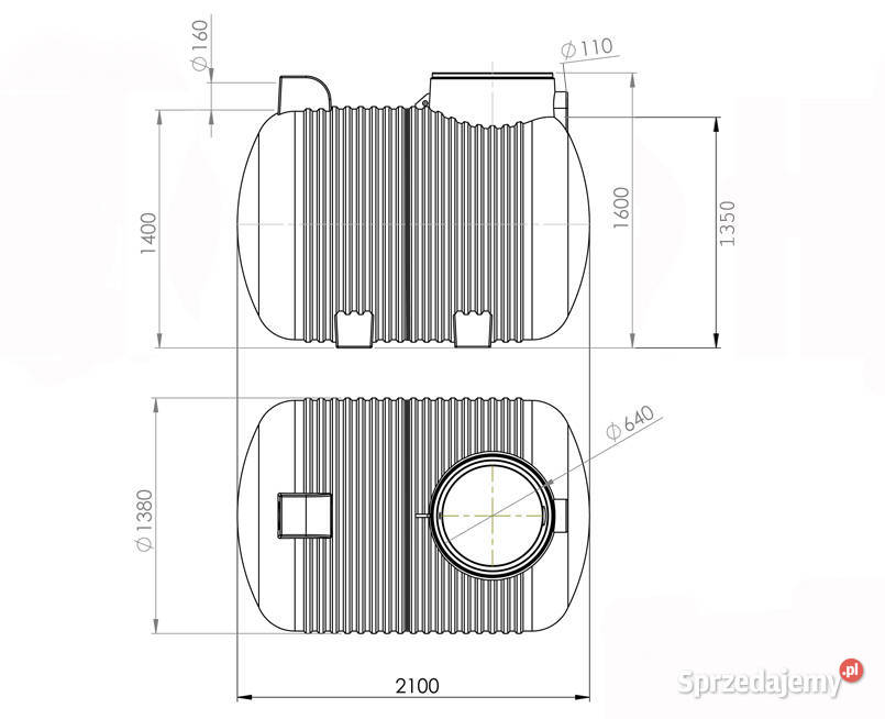 OCZYSZCZALNIA 3000L 2 KOMOROWA ZBIORNIK dolnośląskie Trzebnica