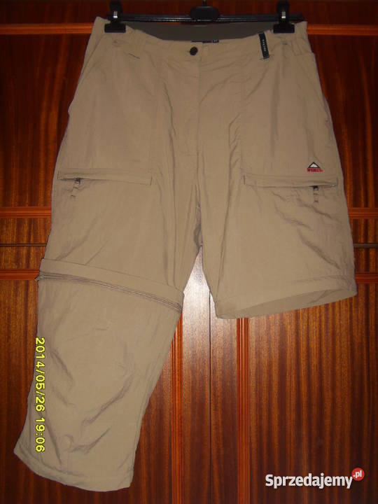 LETNIE SPODNIE SPORTOWE KHAKI 2w1McKINLEY WROCŁA Rozmiar 42(XL)