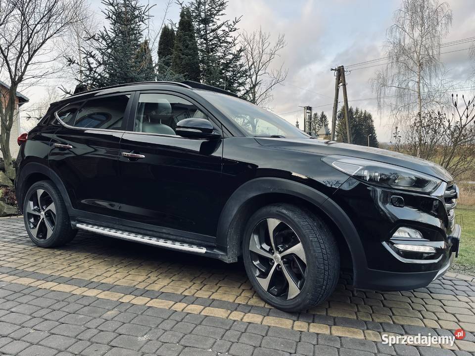 Hyundai Tucson Prawdziwa Full 20 4x4 jasna skóra Łężyny