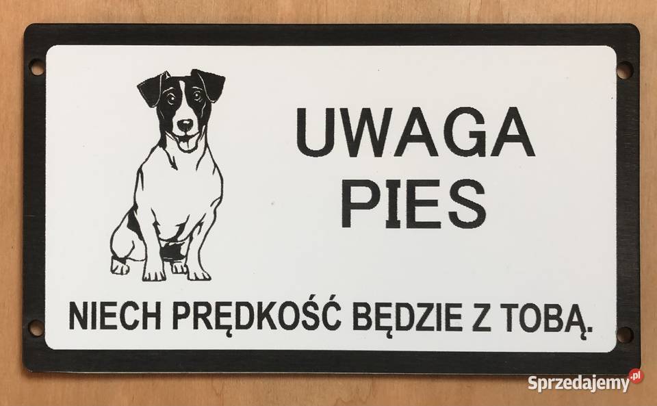 Tabliczka ostrzegawczo informacyjna Opole