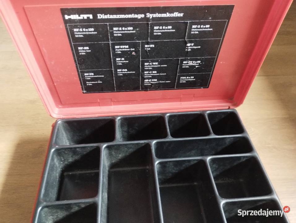Hilti skrzynia na śruby