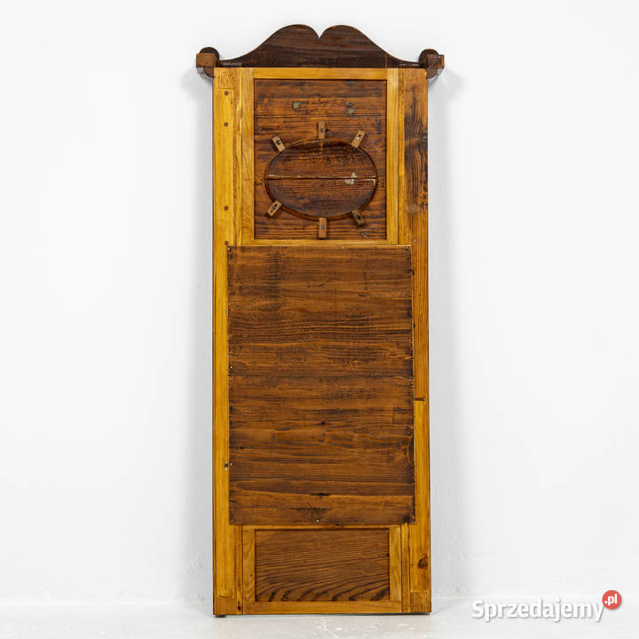 Lustro Biedermeier Antyk Stare Mahoń Piramidalny Meble wielkopolskie