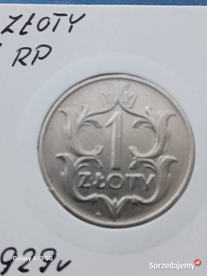 1 Złoty 1929 r ładne Konin