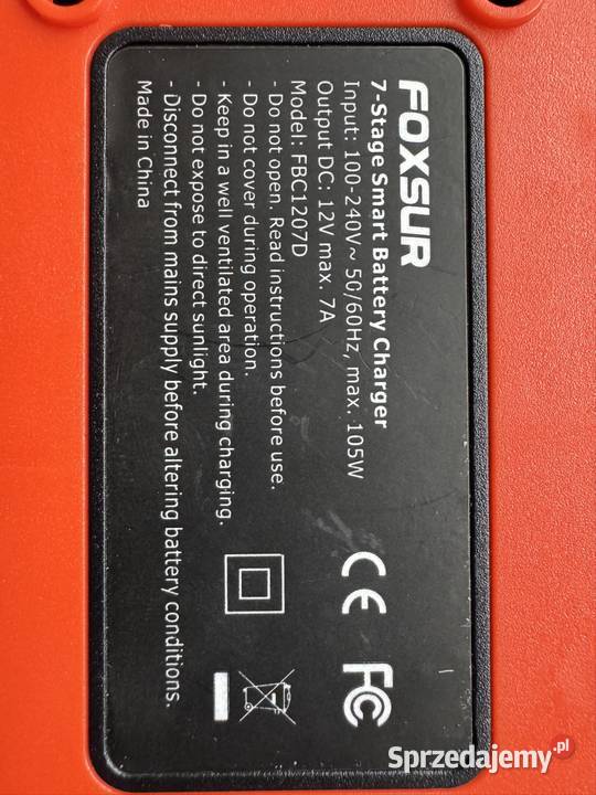 Automatyczna ładwarka prostownik 7A 12V Foxur Wrocław sprzedam