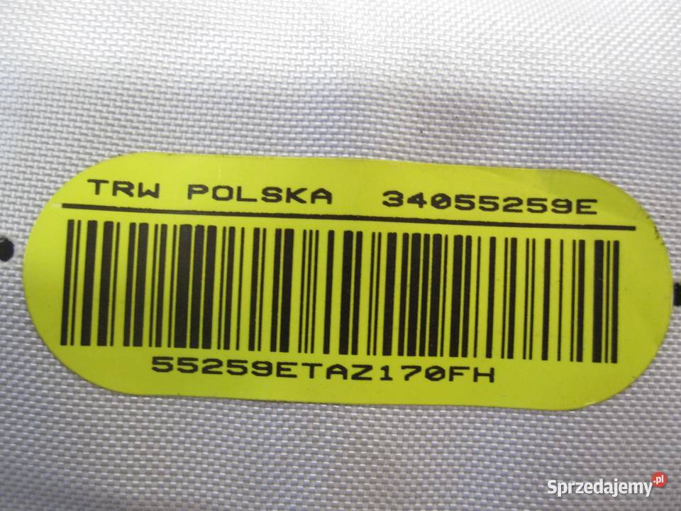 ALFA ROMEO MITO 12r AIRBAG poduszka pasażera osobowe
