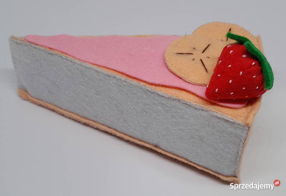 Zabawka kuchenna jedzenie tort filcowy