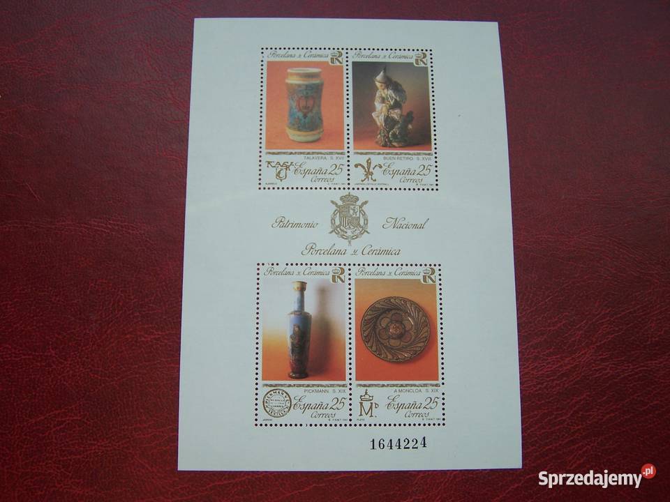 Hiszpania 1991 MNH Ceramika Filatelistyka