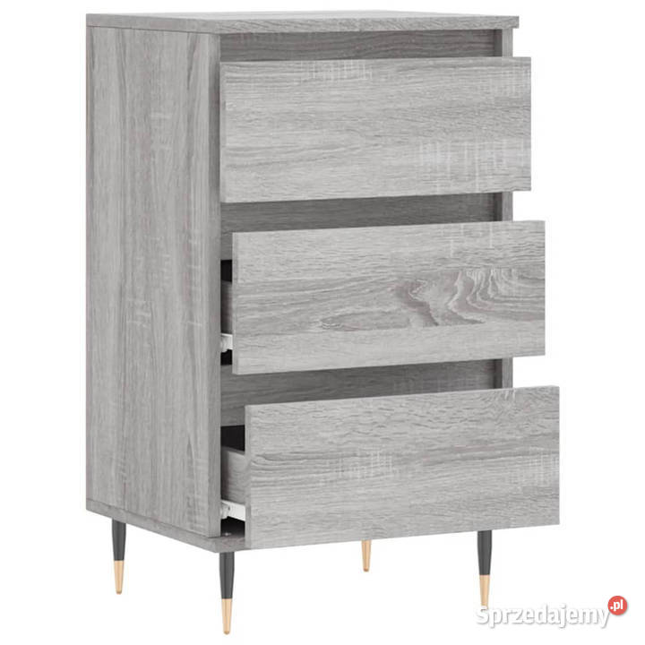 Komoda szary dąb sonoma 40x35x70 materiał Komody Meble mazowieckie