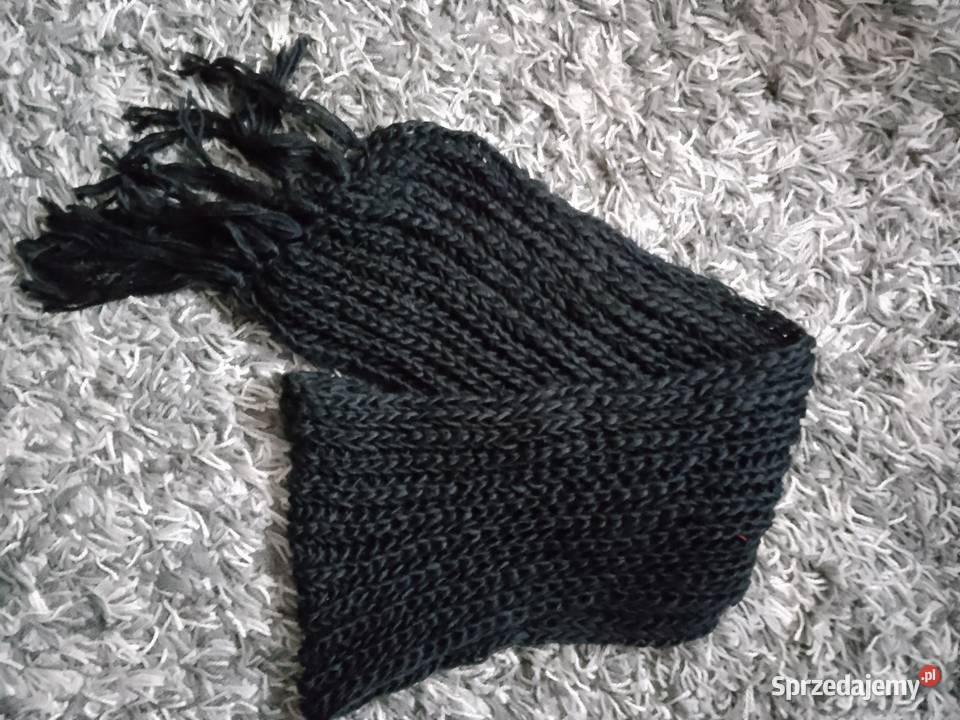 Duży szalik damski czarny Chrzanów