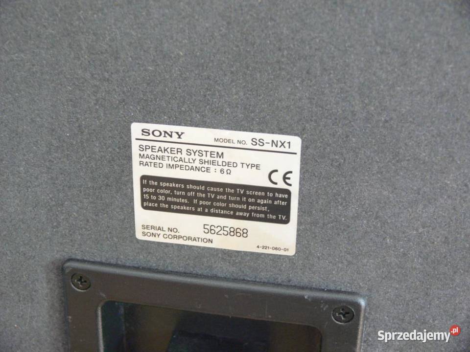 Kolumny Sony SSNX1 mocne i sprawne WYSYŁKA Jasło