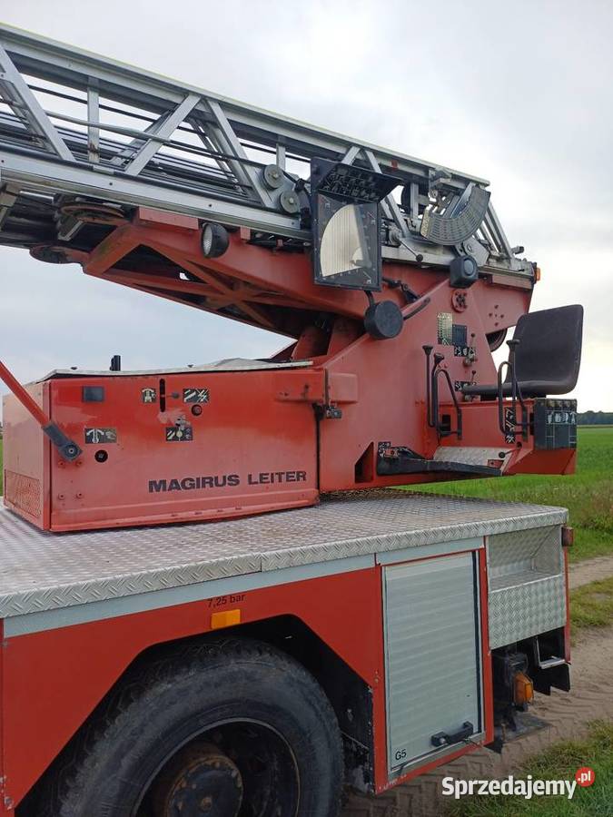 Podnośnik koszowy Iveco Magirus drabina Zduńska Wola