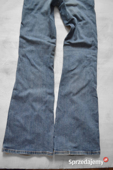 jeansy Wrangler spodnie dzwony 2832 M Długie
