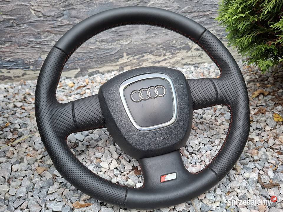 Kierownica Audi S line a4 a3 a6 skora airbag Odwiśle