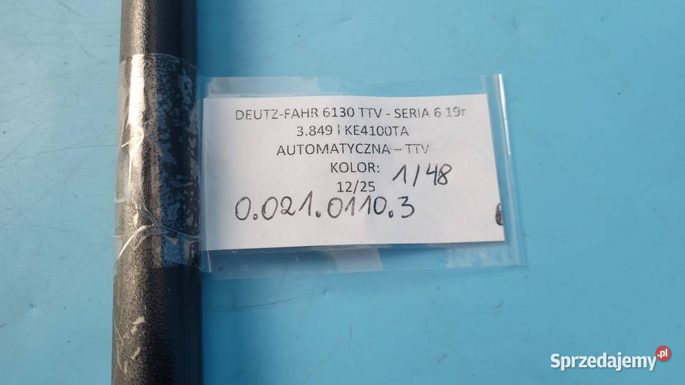 DEUTZFAHR 6130 TTV PRZEWÓD RURA HYDRAULICZNA