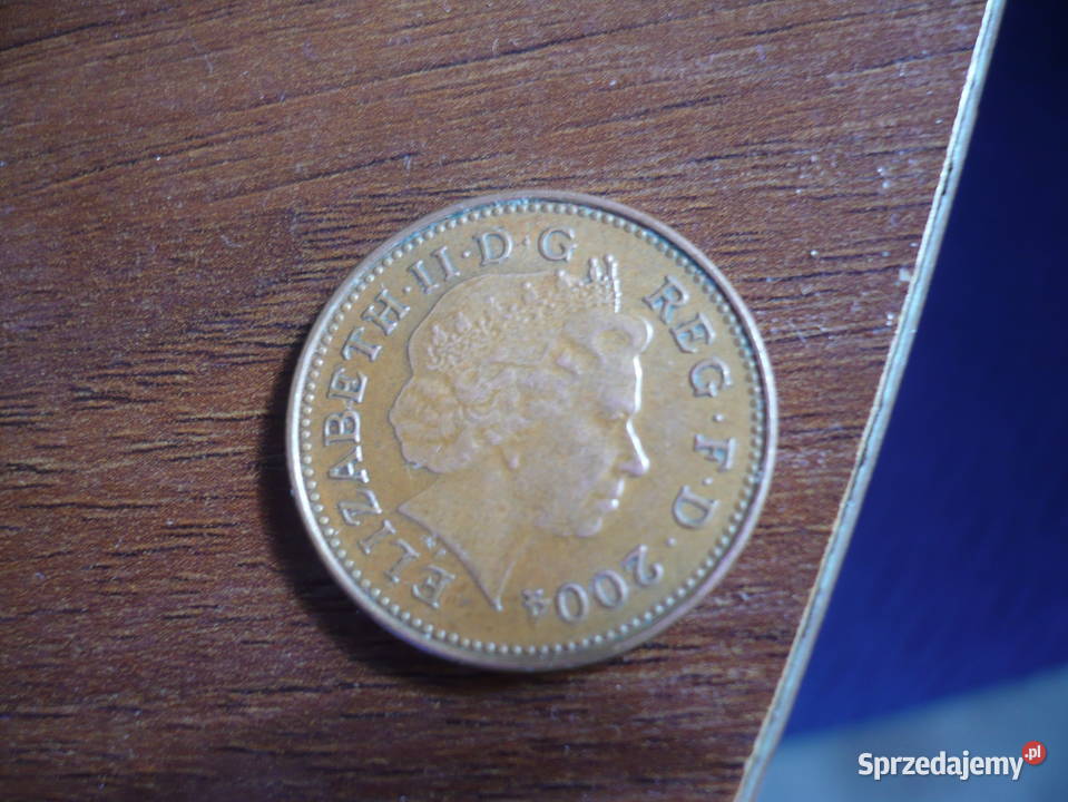 Moneta Destrukt One Penny 2004 Sztum