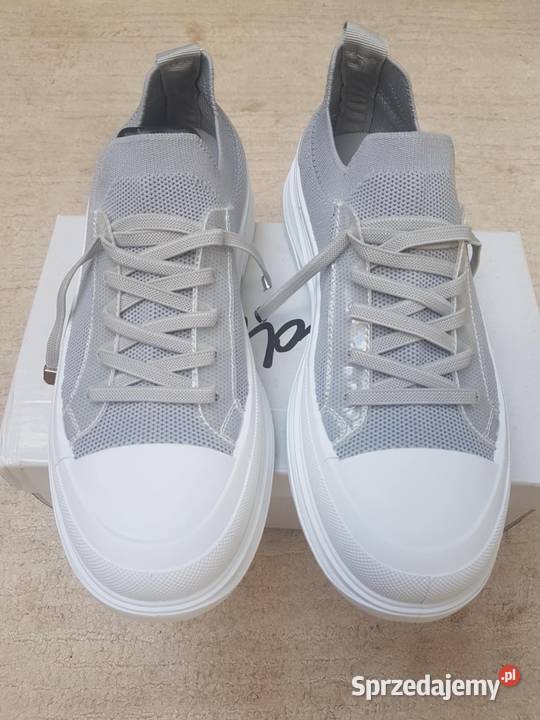 Szare damskie sneakersy Nowe Gryfino sprzedam