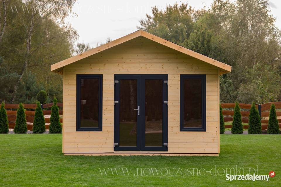 Drewniany domek ogrodowy Leon 2 wym 4x4m Olsztyn