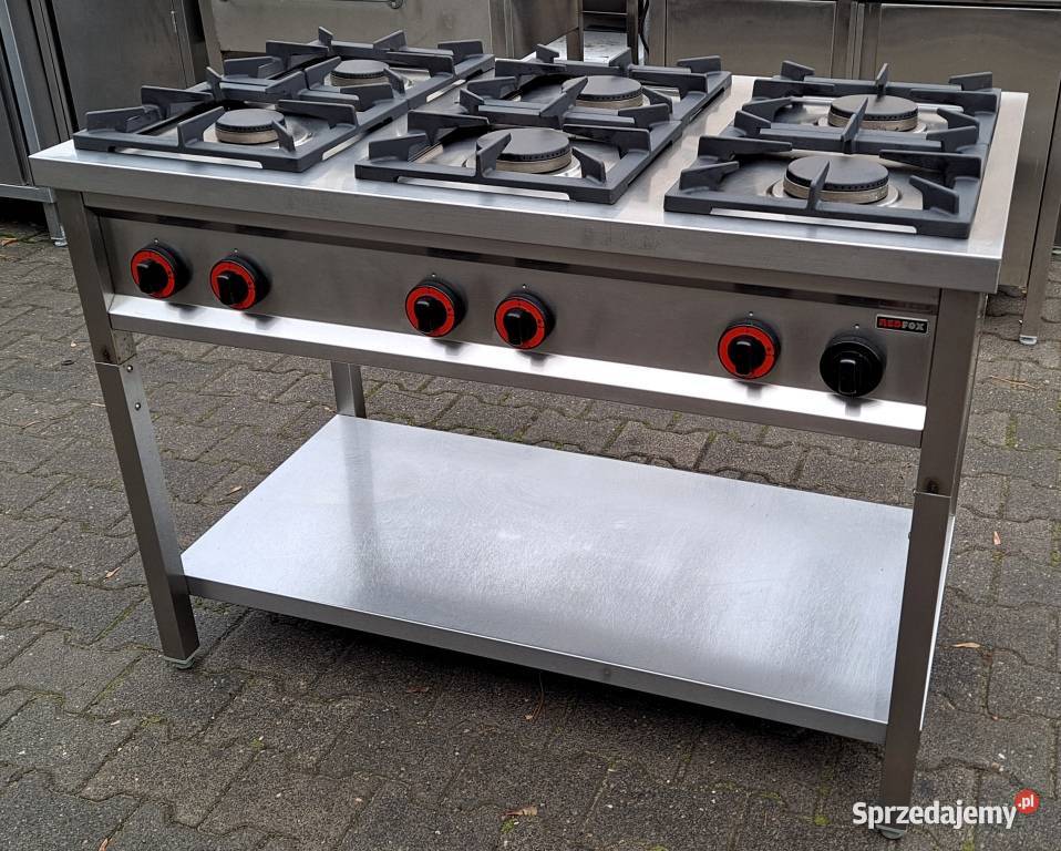 KUCHNIA GAZOWA 6 PALNIKOWA REDFOX 36 KW M1227N Gastronomia Nowe Skalmierzyce