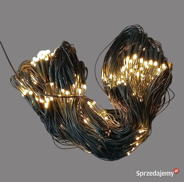 Lampki choinkowe siatka ledowa kurtyna led z 320 biały Chrzanów