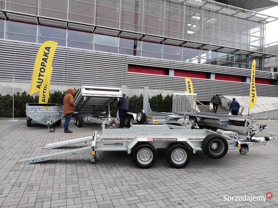 Przyczepa marki Brian James Trailers Digger pełny VAT Kielce