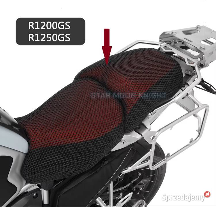 Pokrowiec na siedzenie motocykla z siatki 3D Pokrowce motocyklowe łódzkie Sieradz