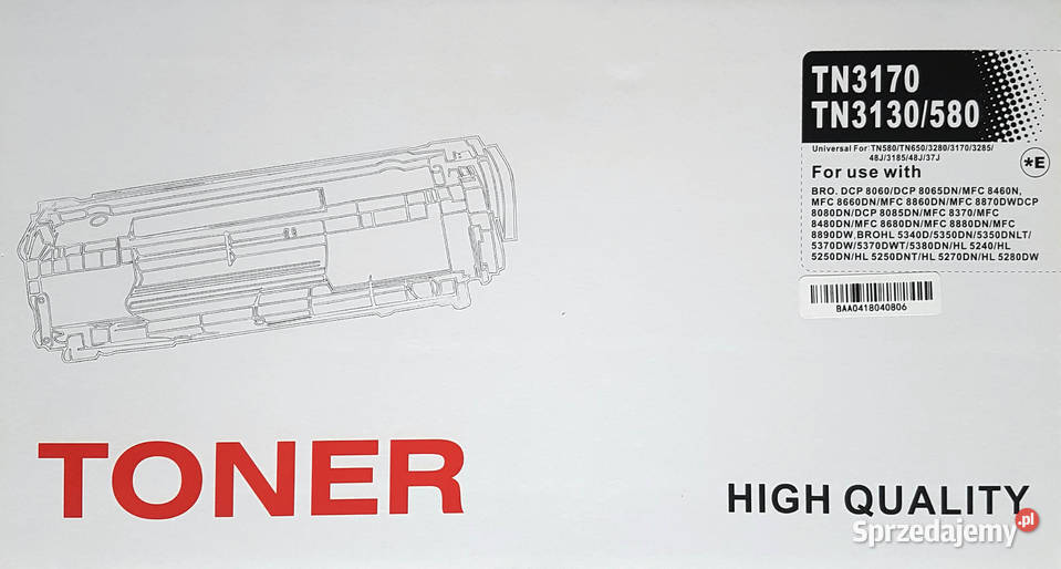 Toner TN3170 do drukarki Brother TN3170 sprzedam