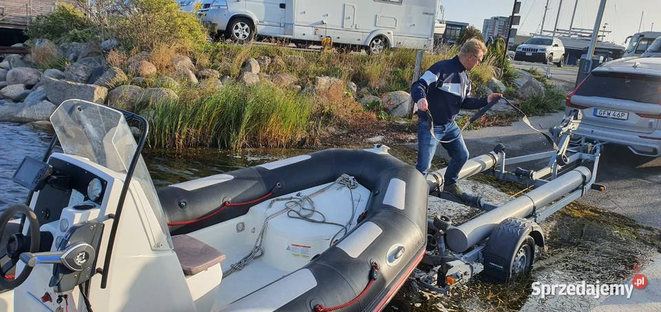 Łódż Hybrydowa Ponton RIB Zodiac 550 PRO Suzuki Owczarnia