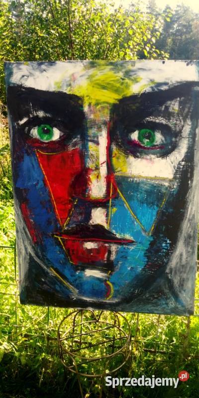 Portret abstrakcja Duży obraz Olsztyn