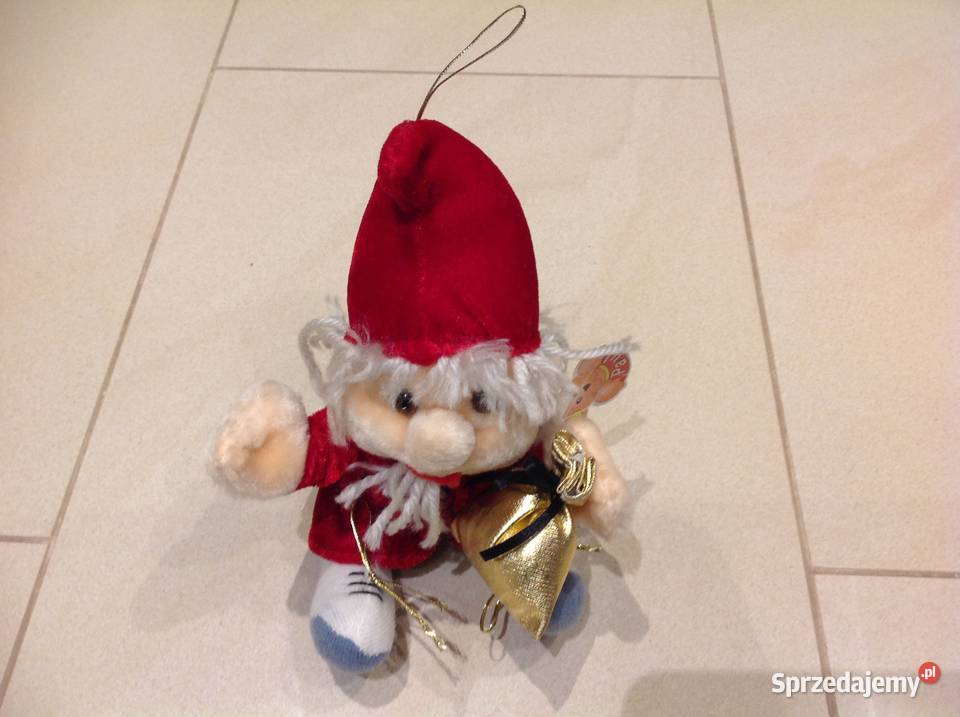 Święty Mikołaj Zabawka Dekoracja Pluszowa lubuskie Nowa Sól