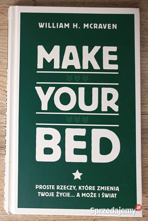 Nowa Make your bed William McRaven dolnośląskie Głogów sprzedam