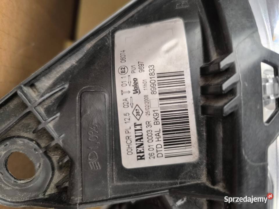 Reflektory Lampy przednie Renault laguna 3 Rok produkcji 2008 Lampy przednie Wadowice sprzedam