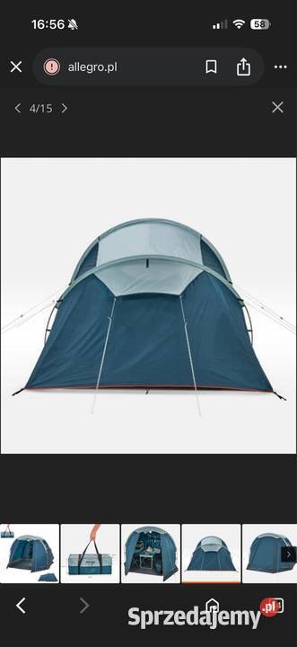 Namiot kempingowy Quechua Arpenaz 41 4 osobowy Kielce sprzedam