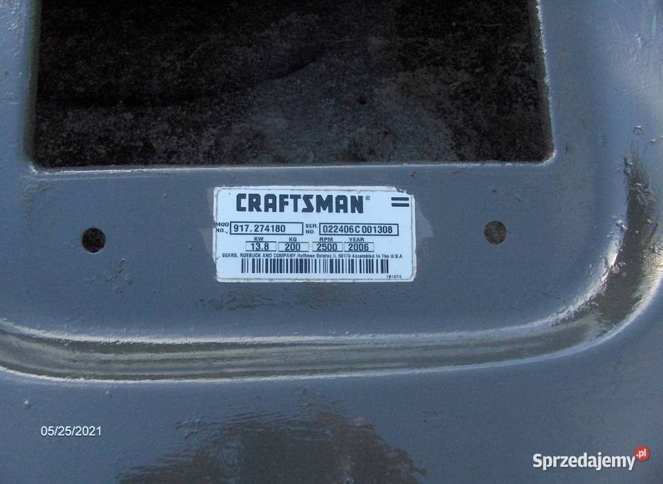 Osłona kosiarka traktorek craftsman lt 2000