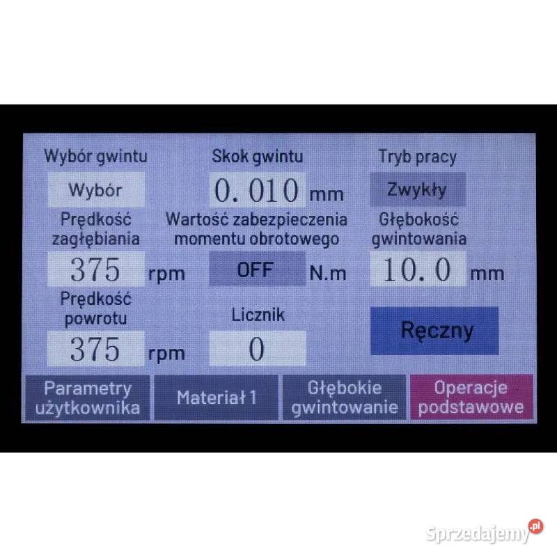 Gwintownica CORMAK RGE36PWx1200 adapter do Produkcja Siedlce
