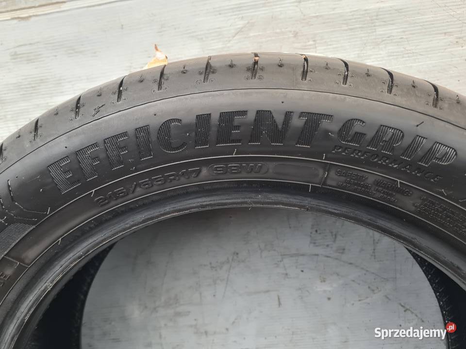 2 GOODYEAR Efficient Grip 2155517 98W XL 6mm 215 śląskie Częstochowa sprzedam