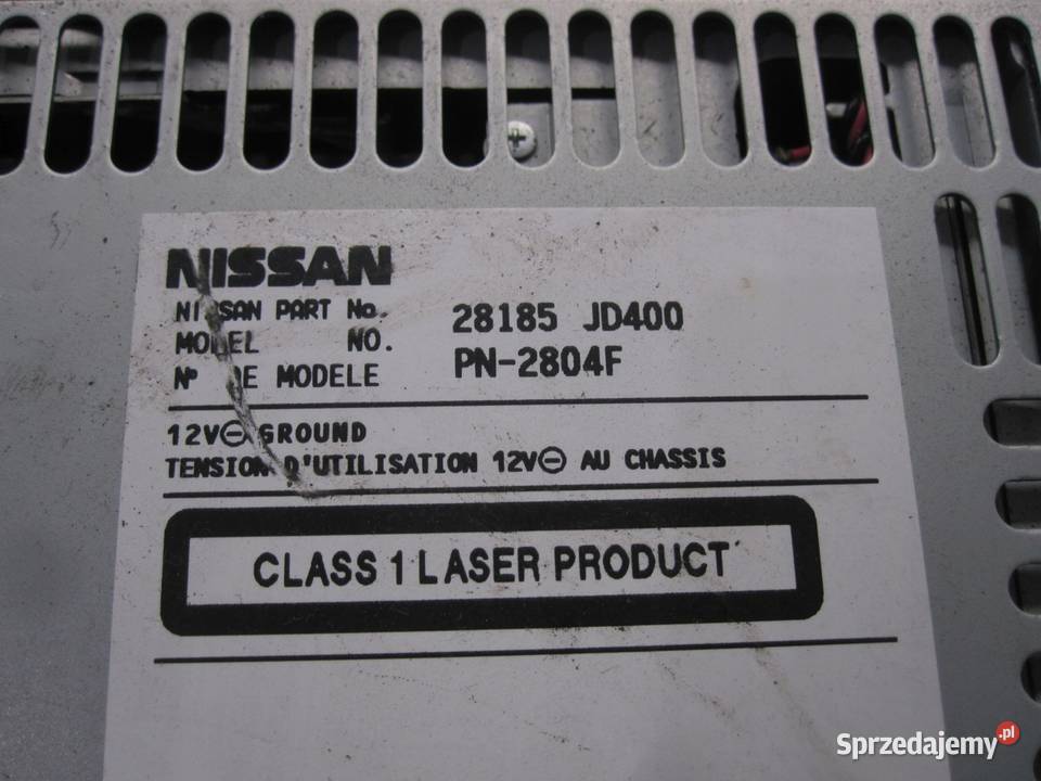 NISSAN QASHQAI I J10 07r radio CD 28185 JD400 Kielce