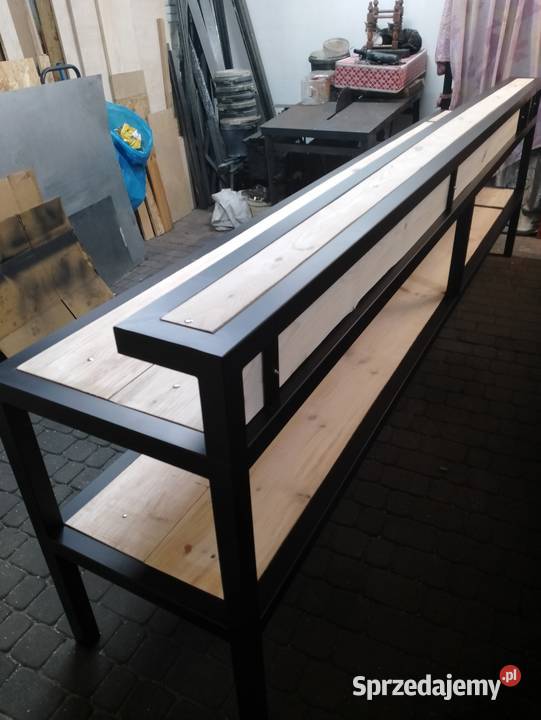 Stół warsztatowy falbanek