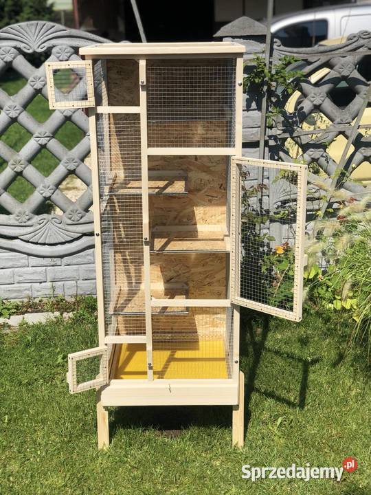 Klatka drewniana koszatniczki szynszyla gryzonia Myszków