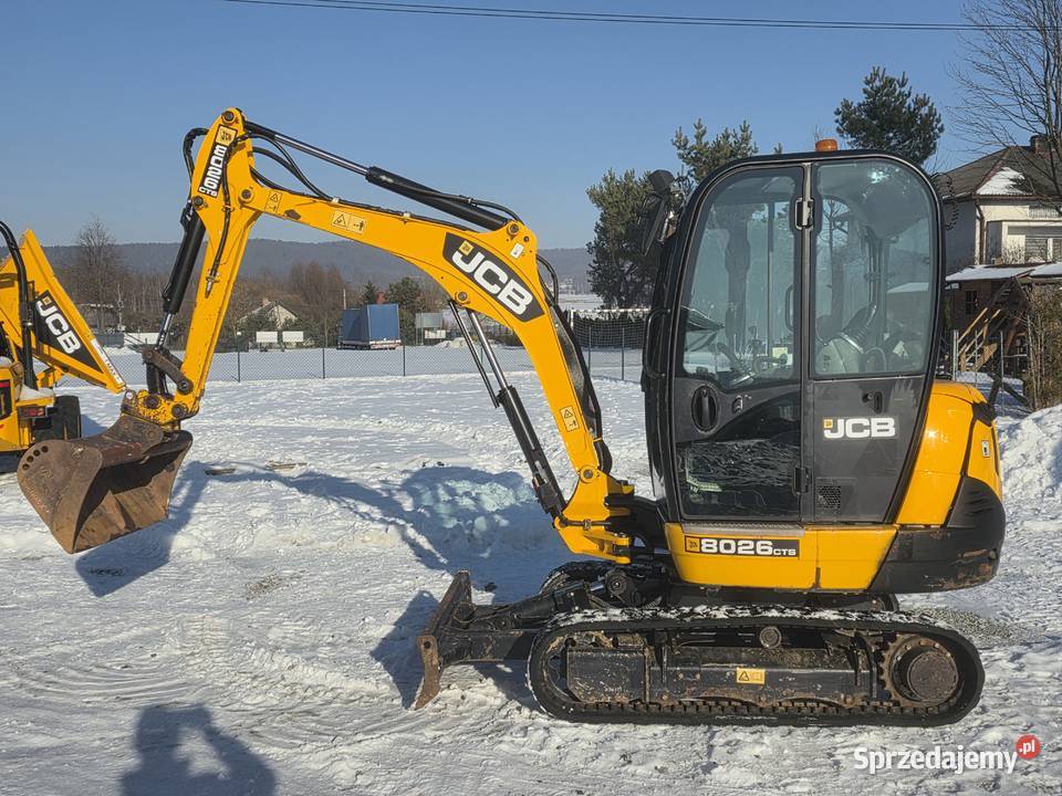 JCB 8026 mini koparka 3 łyżki szybkozłącze 1 wł Bieliny